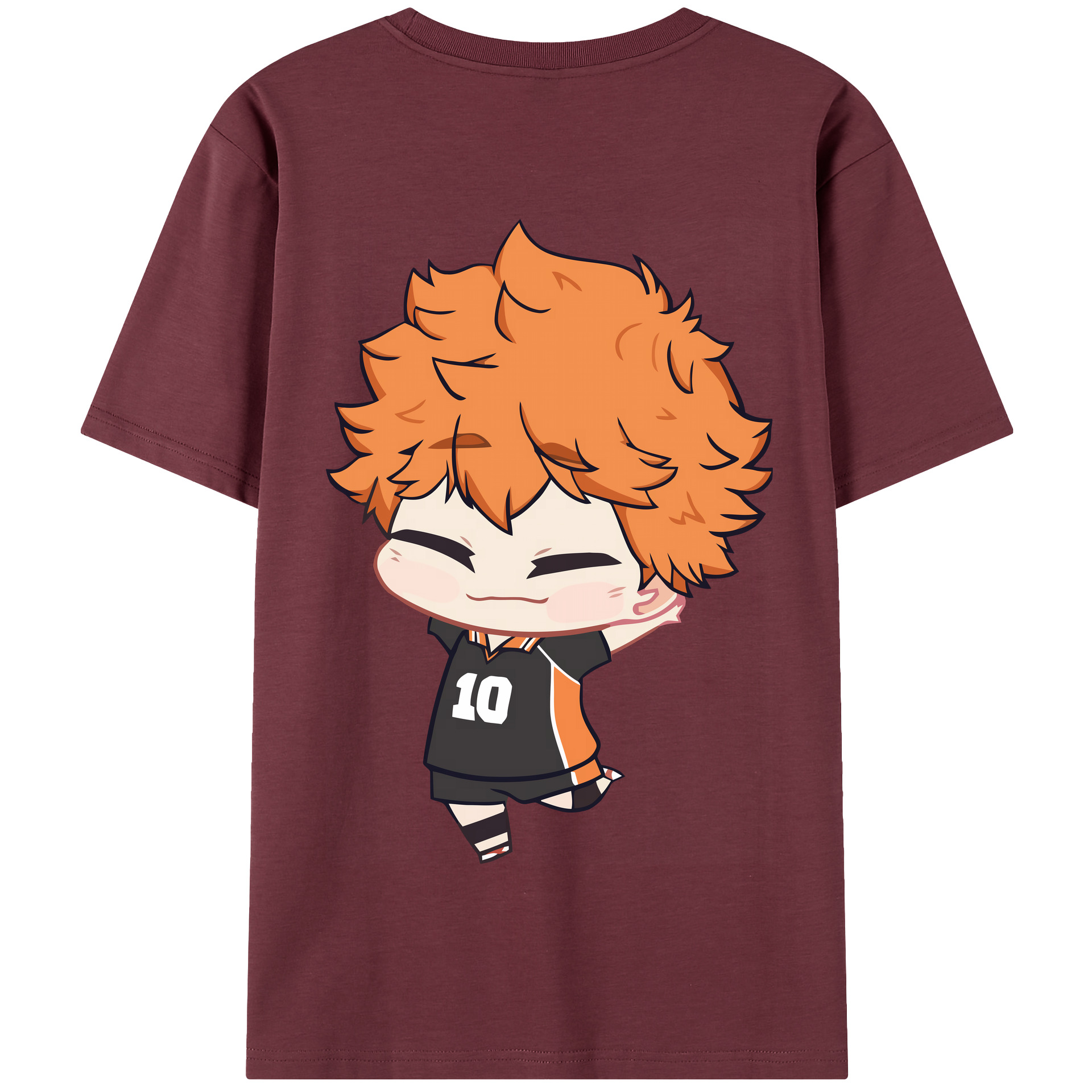 （画像用） ハイキュー!! Haikyu!! 綿100％半袖Tシャツ（背面プリント）